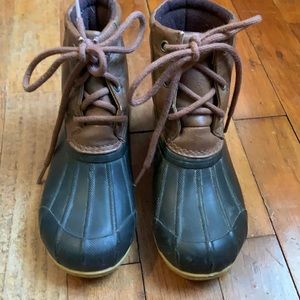 Sperry toddler rain boots, size 10